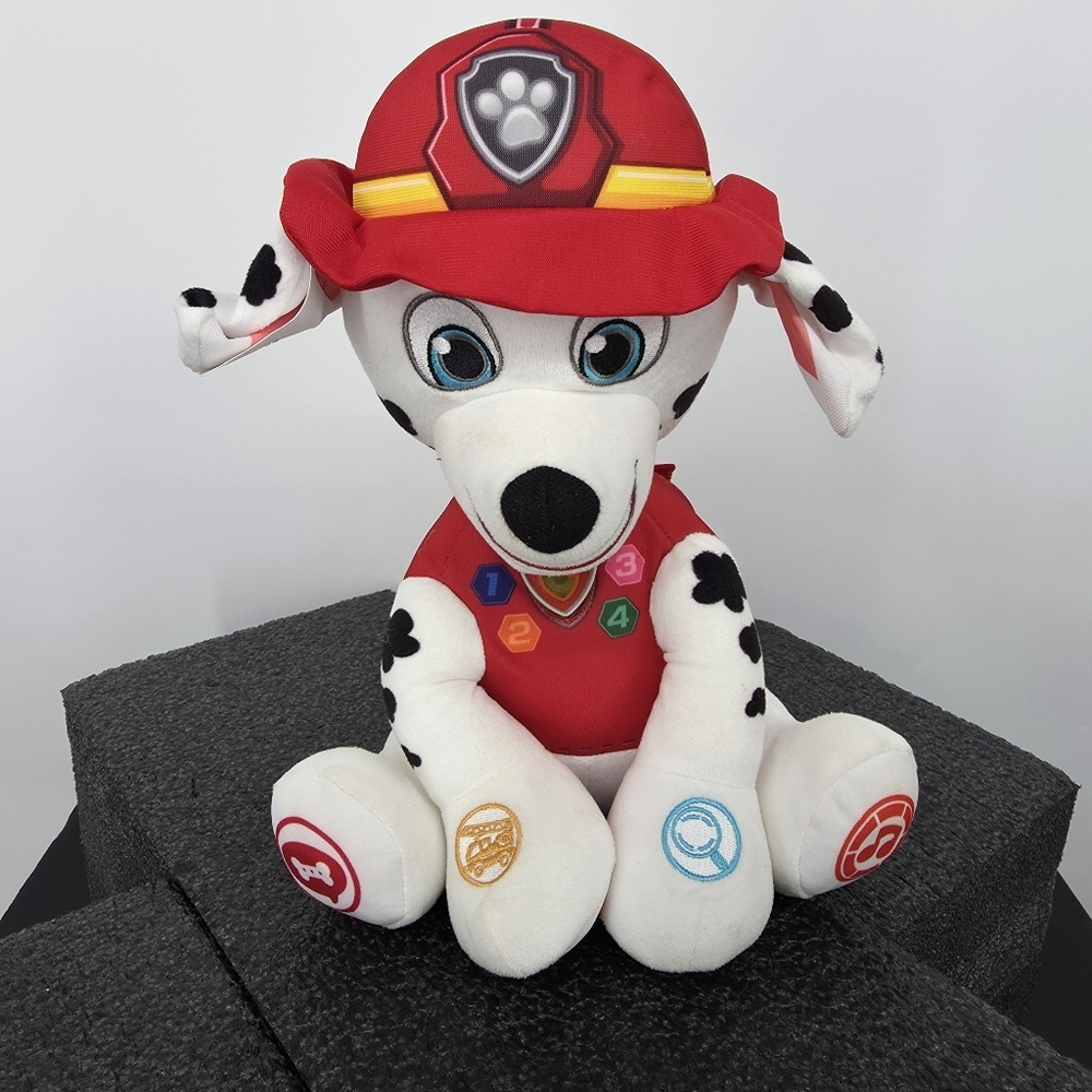 VTech PAW Patrol Marshall Learning Plush White Red